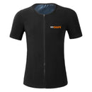 Sweat Zipper Sauna Effect T-Shirt