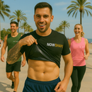 Camiseta Now Shape All Black – Efecto Sauna